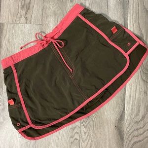 Cazimi Brown Coral Swim Skort Skirt M